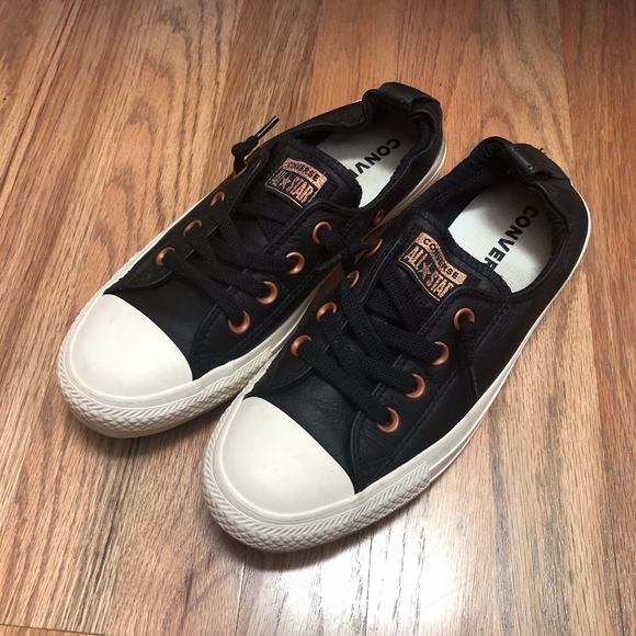converse shoreline leather